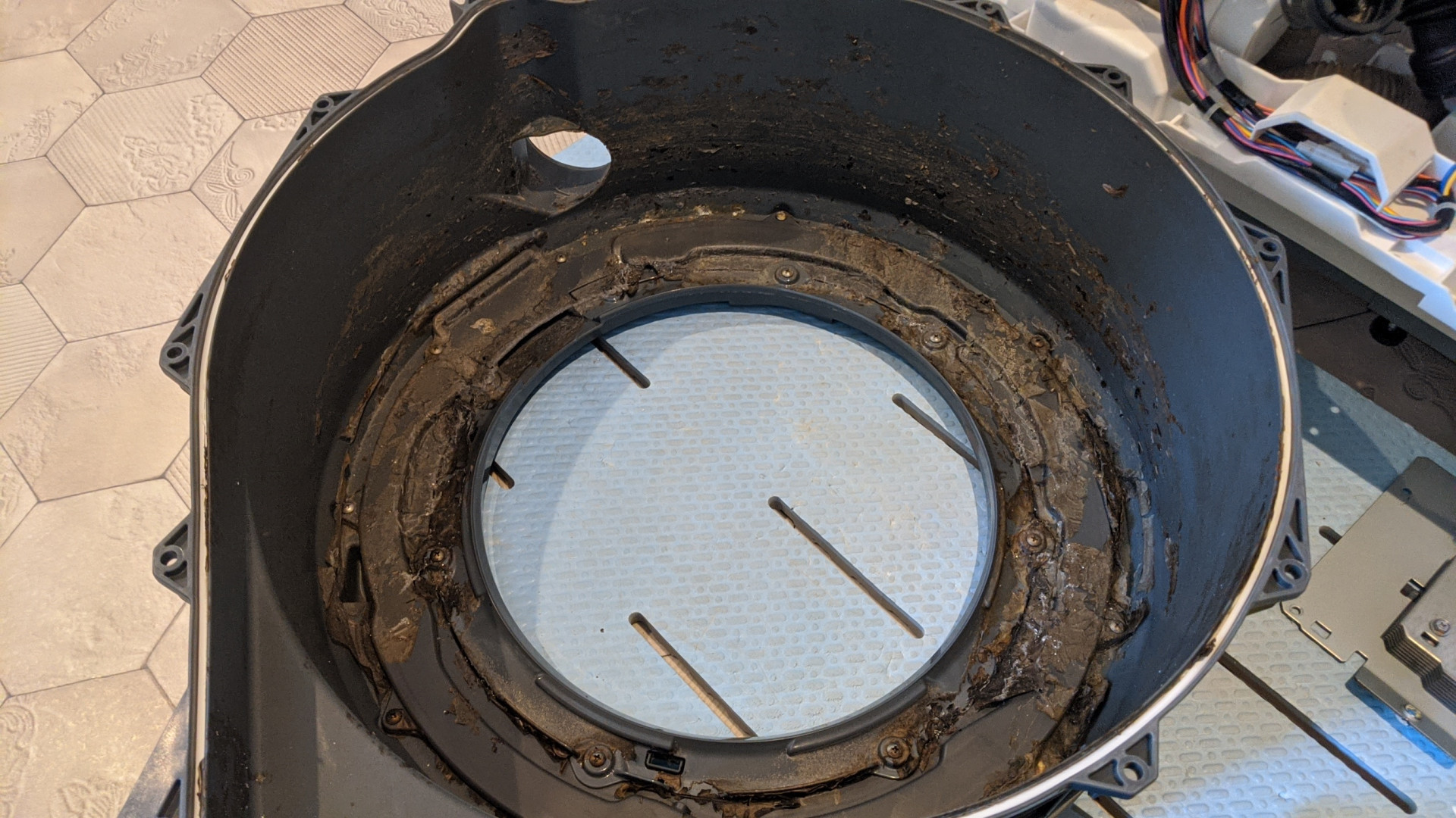 葛城市でドラム式洗濯機クリーニングをしました